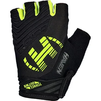 cyklistický dres Rukavice HAVEN DEMO NEO SHORT černo/zelené 3XL