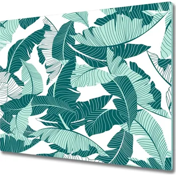 Kuchyňské prkénko Skleněné deska do kuchyně palmy 60x52 cm