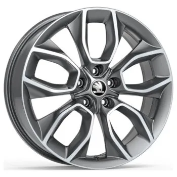 Alu kolo Škoda Alu kolo Crater 19" Kodiaq - antracit