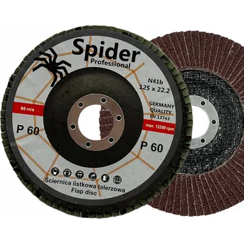 Brusný kotouč KOTOUČOVÁ LAMELOVÝ KOTOUČ LAMELKA SPIDER 125mm GR60 GERMA 10 Ks