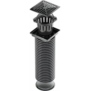 Odvodňovací žlab Vsakovací sifon s litinovým roštem, Aco 406481