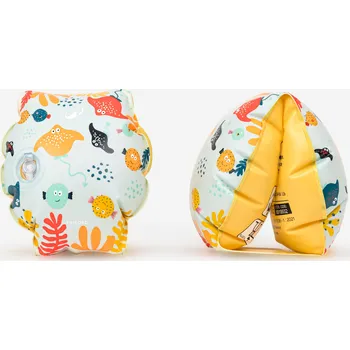 Nafukovací rukávky DECATHLON Dětské plavecké rukávky Allfish 11–30 kg MODRÁ|ŽLUTÁ