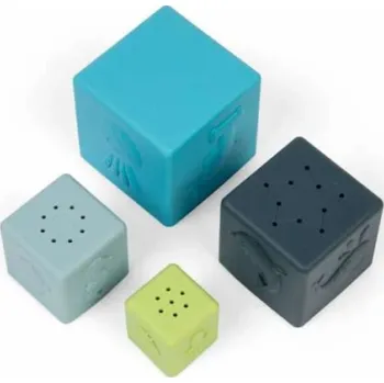 Dřevěná hračka Bigjigs Toys Skládací kostky