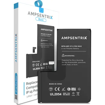 Baterie pro mobilní telefon Ampsentrix BASIC baterie 4422 mAh | iPhone 15 Pro Max