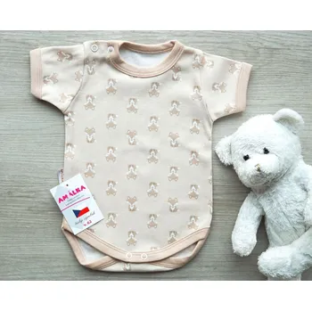 Kojenecký body AMÁLKA Bavlněné body krátký rukáv, malá liška Velikost: 92