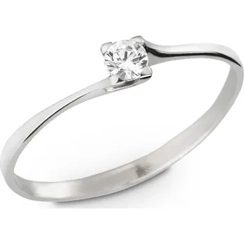 Prsten Prsten z bílého zlata se zirkonem 509.90 Velikost: 50