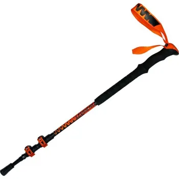 Nordic walkingová hůl Hole teleskopické HAVEN TREKKING LEGGERO černá/oranžová