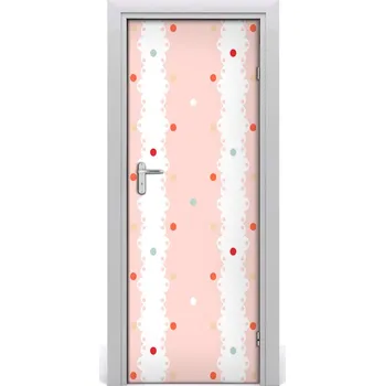 Fototapeta Fototapeta na dveře barevné tečky pozadí 75x205 cm