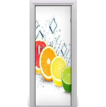 Fototapeta Samolepící fototapeta na dveře citrusy 95x205 cm