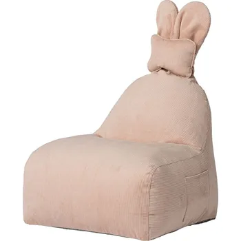 Sedací pytel Světle růžový dětský sedací vak Funny Bunny – The Brooklyn Kids ID_1747976