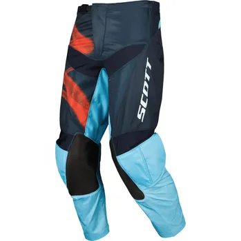 Moto kalhoty Motokrosové kalhoty SCOTT EVO Dirt modro-červené