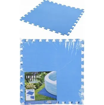 Koopman Foam podložka do bazénu modrá 50x50 cm 9 ks.