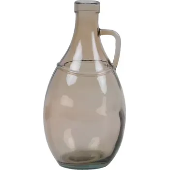 Váza Úzká váza s uchem Barva: Hnědá