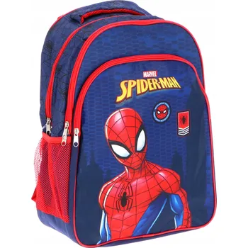 Školní batoh Školní batoh Spider-Man Marvel s více přihrádkami modrý 19 l
