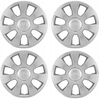 Poklice na kolo Poklice Škoda OE Originální 14\" stříbrná