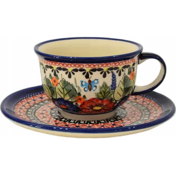 Šálek s podšálkem GU775/GU836 220ml Bolesławiec 149AR