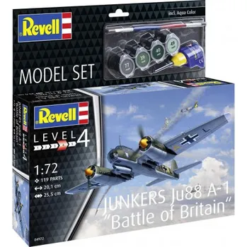 Plastikový model ModelSet - Junkers Ju88 A-1 "Battle of Britain" (1:72) - 64972
