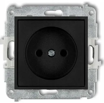 Elektrická zásuvka Černá Elektrická Zásuvka Karlik