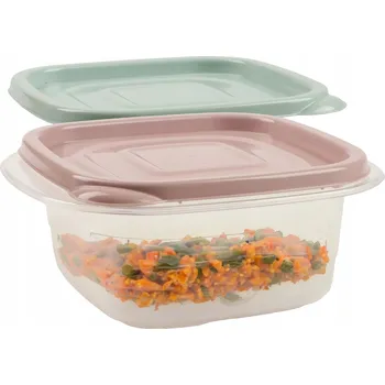 Dóza na potraviny NÁDOBA NA POTRAVINY 1 L DO KUCHYNĚ VZDUCHOTĚSNÁ PRO UCHOVÁVÁNÍ JÍDLA VÍKO