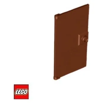 Stavebnice LEGO LEGO® Dílky LEGO Dveře k rámu 1x4x6 / 60616 35291 Barva: Světle-Hnědá 60616