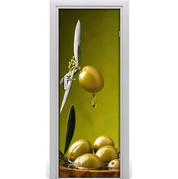 Fototapeta Fototapeta na dveře samolepící oliva z olivek 85x205 cm