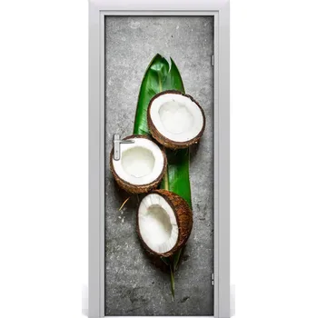 Fototapeta Fototapeta na dveře samolepící kokos na listu 75x205 cm