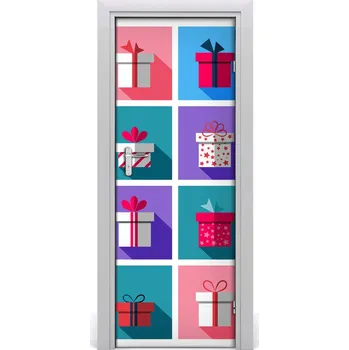 Fototapeta Samolepící fototapeta na dveře Dárky 85x205 cm