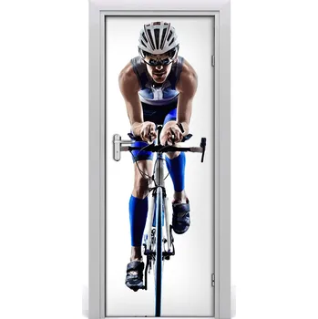 Fototapeta Fototapeta samolepící na dveře sport cyklista 75x205 cm