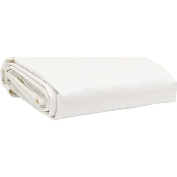 Zahrada vidaXL Plachta Ø 3 m 650 g/m² [156216] Barva: Bílá