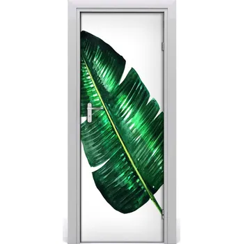 Fototapeta Samolepící fototapeta na dveře listy bananovníku 85x205 cm