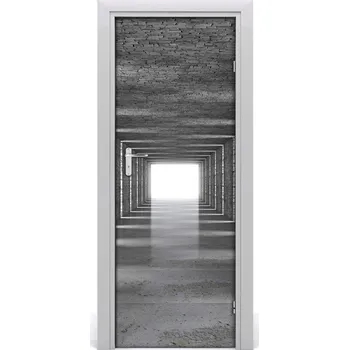 Fototapeta Samolepící fototapeta na dveře Tunel z cihel 95x205 cm