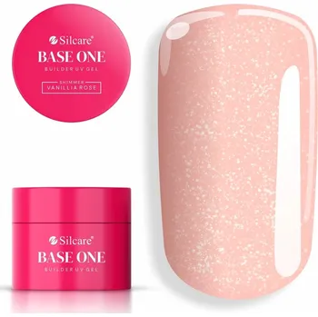Lak na nehty Gel Base One Shimmer Vanillia Rose 50g Samovyrovnávací stavební Gel na nehty