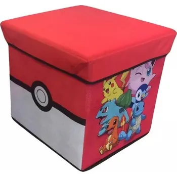 Úložný box Pokemon úložný box na hračky taburet