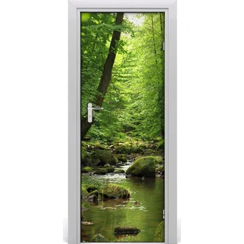 Fototapeta Fototapeta na dveře řeka v lese 75x205 cm
