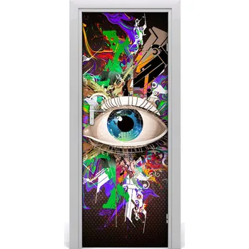 Fototapeta Samolepící fototapeta na dveře Abstrakce oko 95x205 cm