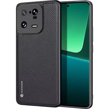 Pouzdro na mobilní telefon Obal Xiaomi 13 Pro Dux Ducis Fino s nylonovým povrchem černý