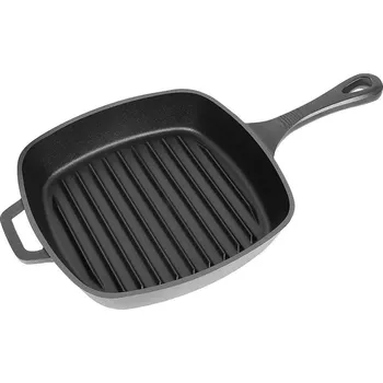 Pánev El Fuego Grilovací litinová pánev Černá