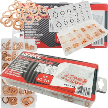 Vrták Měděné podložky Verke 150 ks