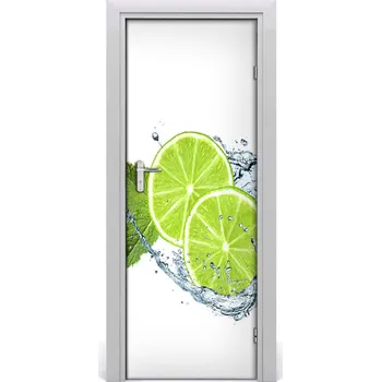 Fototapeta Samolepící fototapeta na dveře limetky 85x205 cm