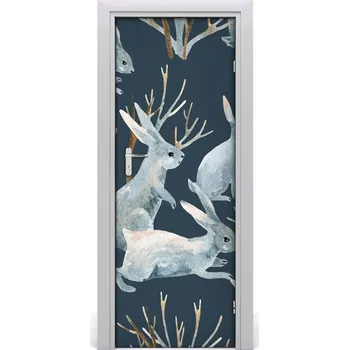 Fototapeta Samolepící fototapeta na dveře Králíci 75x205 cm