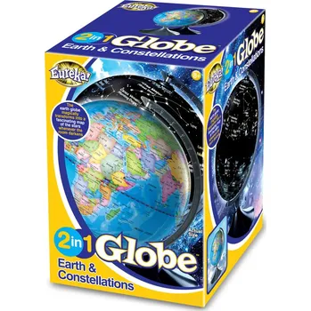 Glóbus EUREKA TOYS Svítící Globus s hvězdami 22.8 cm