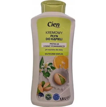 Koupelová pěna Cien Krémová pěna do koupele Pistácie a květ pomeranče 1,5 L neutrální pH