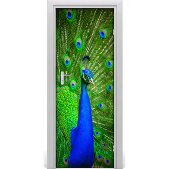 Fototapeta Samolepící fototapeta na dveře Páv 85x205 cm