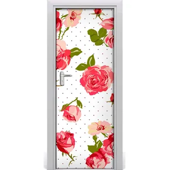 Fototapeta Samolepící fototapeta na dveře divoká růže 95x205 cm