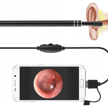 IP kamera ENDOSKOPICKÁ KAMERA INSPEKČNÍ PRO TELEFON ANDROID APLIKACE LED USB TYP-C