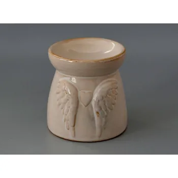 Aroma lampa Aromalampa z keramiky - KŘÍDLA HNĚDÁ