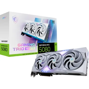 Grafická karta MSI GeForce RTX 5080 16G Gaming Trio OC White