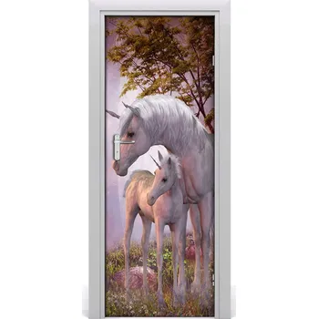 Fototapeta Samolepící fototapeta na dveře Jednorožec 85x205 cm