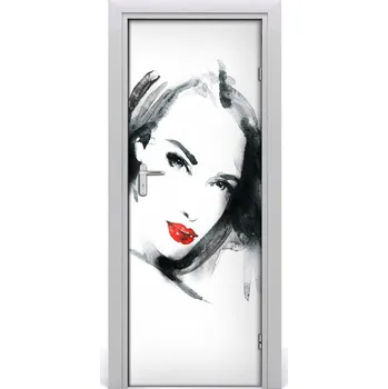 Fototapeta Samolepící fototapeta na dveře Žena portrét 75x205 cm