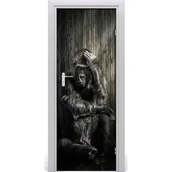 Fototapeta Samolepící fototapeta na dveře Gorila 75x205 cm